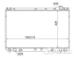 Радиатор охлаждения Cryomax 0ATY2279 Toyota Avalon