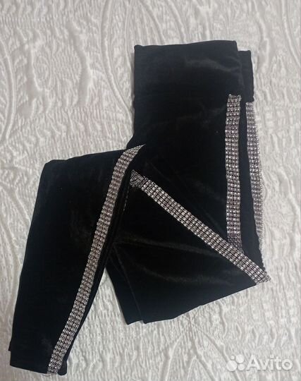 Бархатные леггинсы