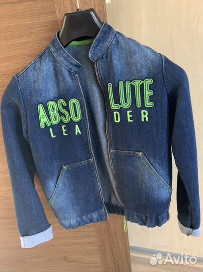 Куртка джинцевая на мальчика, рост 122