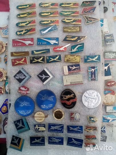 Значки Самолёты Авиация Аэрофлот