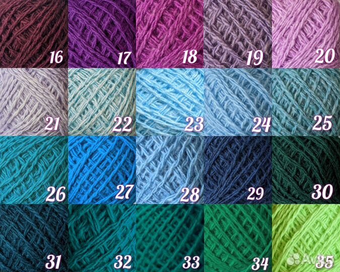 Акрил пряжа упаковки/поштучно (тафтинг и вязание)