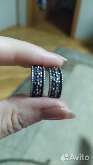 Серебряные серьги