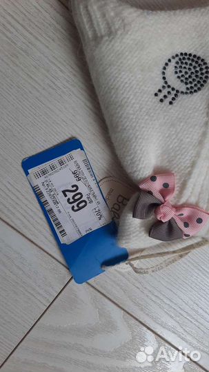 Шапка для девочки детская на весну