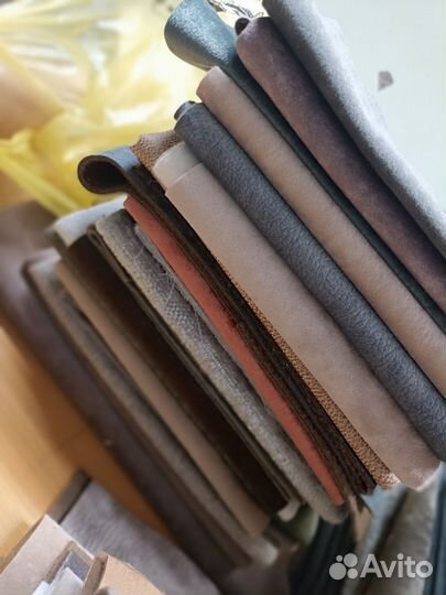 Лоскуты мебельной ткани для рукоделия