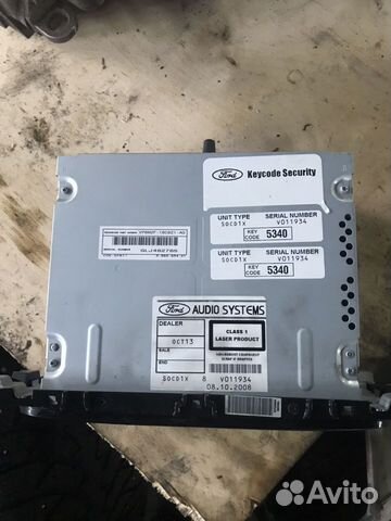 Штатная магнитола Ford VP6M2F18C821AG