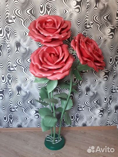 Светильник роза из изолона