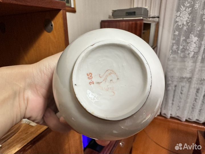 Молочник белый фарфоровый