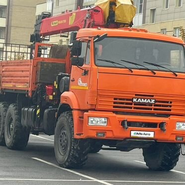 Бортовой грузовик КАМАЗ 43118 с КМУ Palfinger, 2021