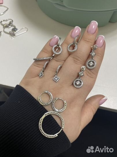 Пандора серьги