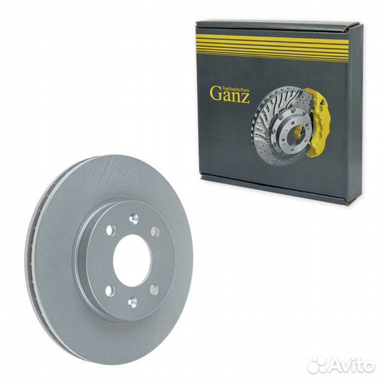 Диск тормозной передний с покрытием hyundai Sol