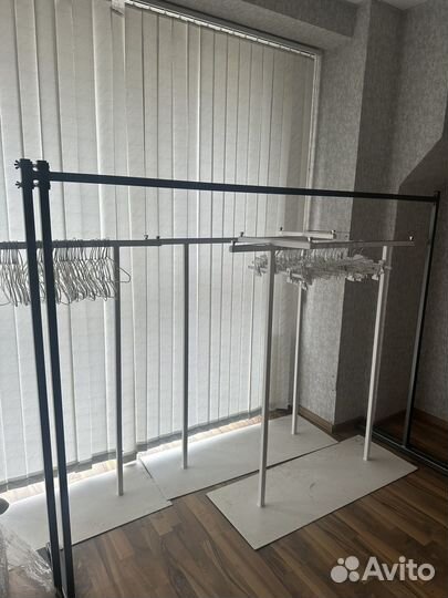 Рейл для одежды напольные