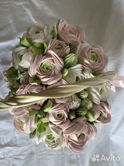 Съедобный букет из зефира