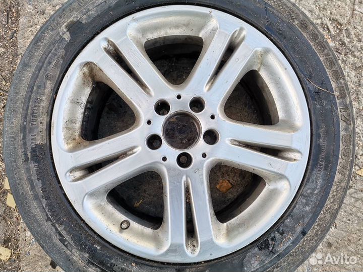 Диски колесные литые R17 J8 5x112 ET43 DIA66,6