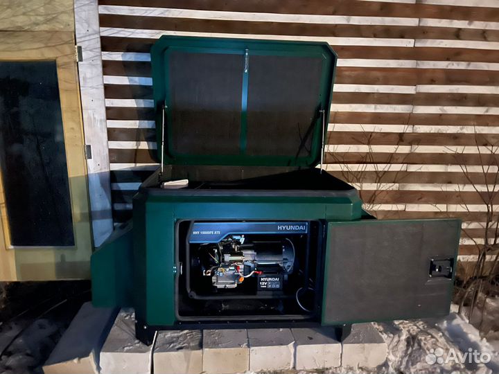 Шумопоглощающий кожух для генератора