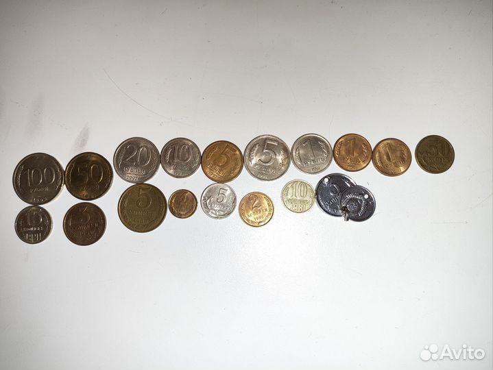 Старые коллекционные монеты