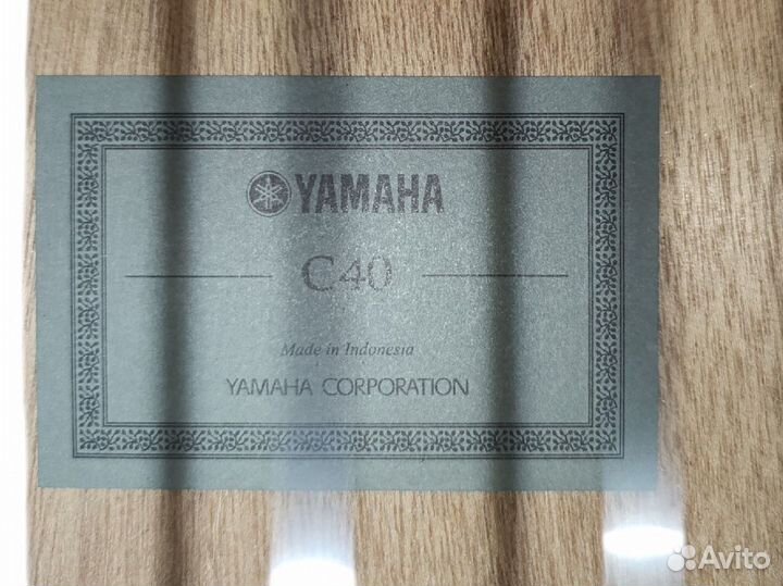 Гитара yamaha c40