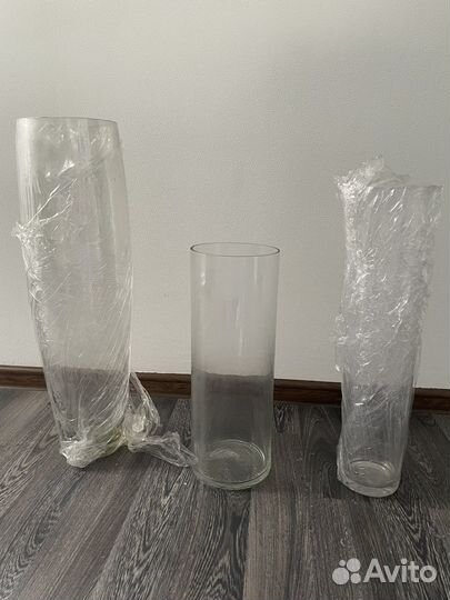 Стеклянные вазы