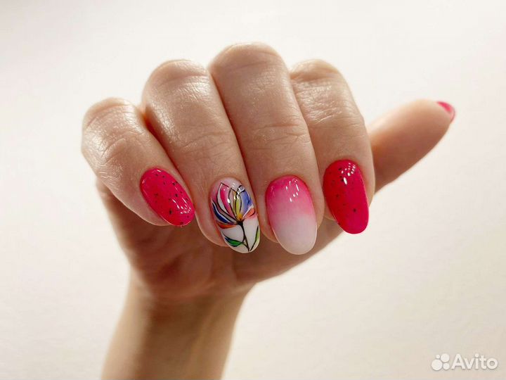 Маникюр, смарт педикюр, гель лак, наращивание