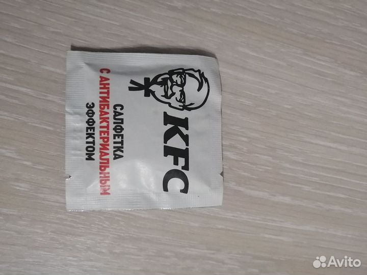 Салфетка KFC 2011 года