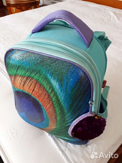 Ранец школьный б/у.Для девочки
