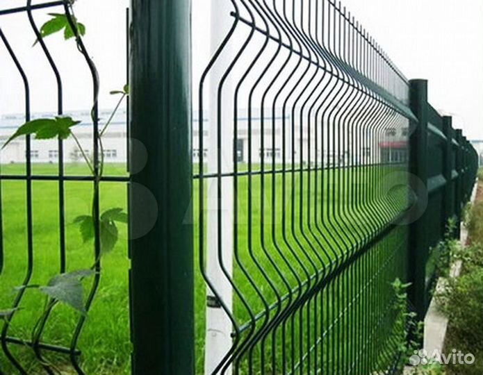 Сетка для забора 3д