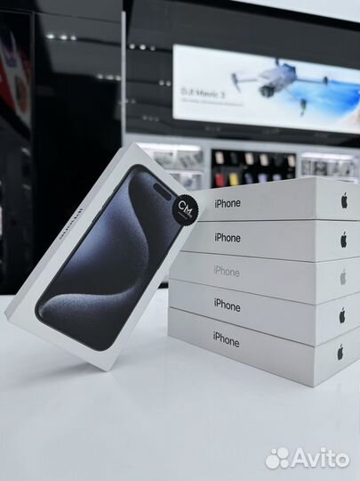 iPhone 15 Pro 256 гб синий титан (2Sim )