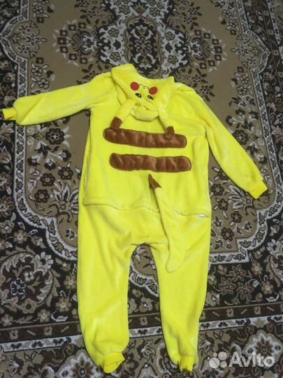 Пижама кигуруми пикачу на 8 лет