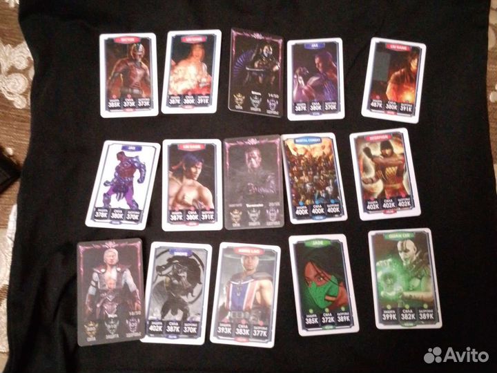 Карточки мортал комбат