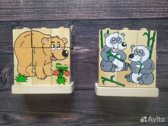 Кубики - пазлы