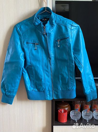 Кожаная куртка косуха детская