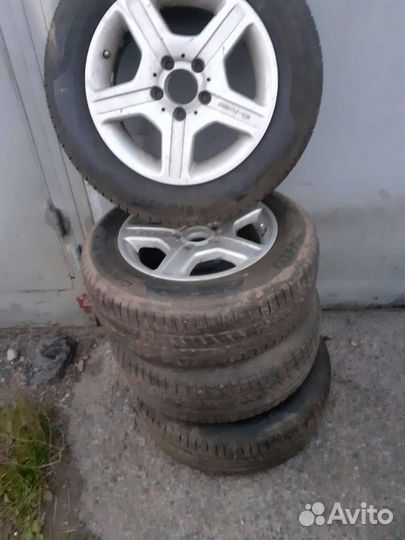 Шины 195 65 15 летный бу дисках