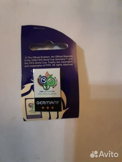 Значки чемпионата мира по футболу Германия 2006
