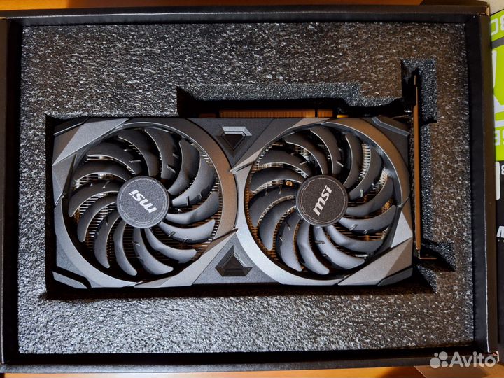 Видеокарта MSI GeForce RTX 3050 ventus 2X 8G