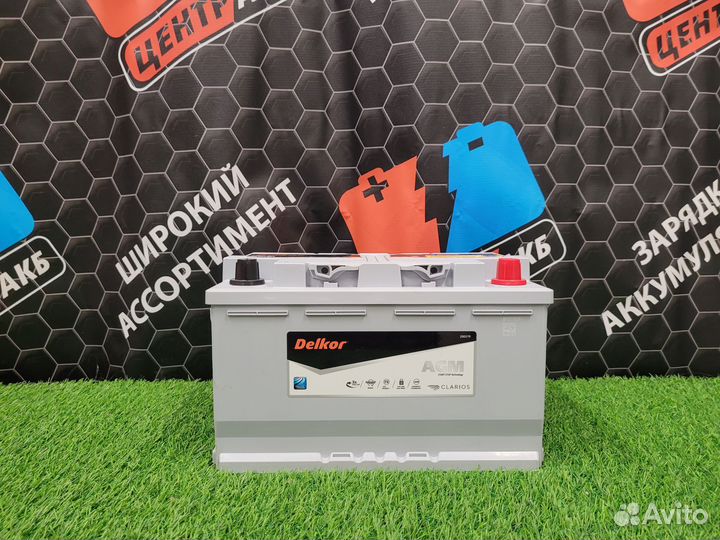 Аккумулятор delkor H7 AGM 80 Ah о.п