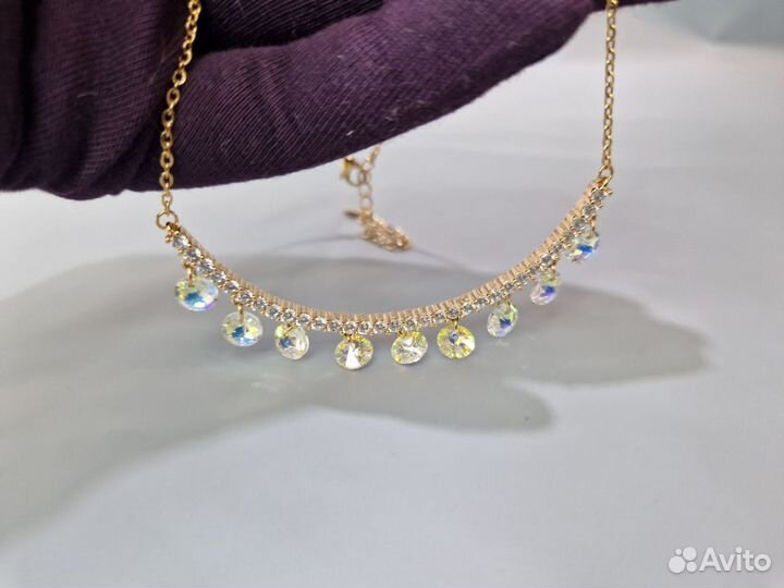 Swarovski колье чокер