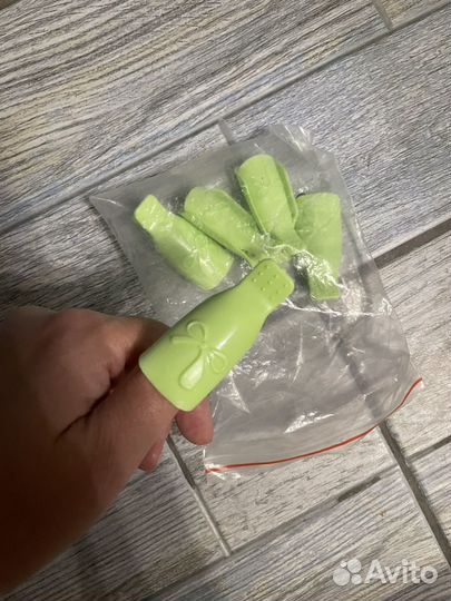 Зажимы для снятия гель лака 5 штук