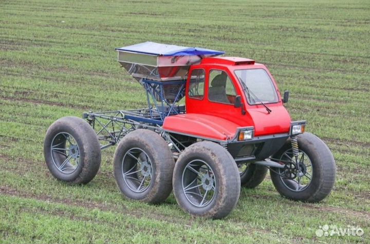 Разбрасывание удобрений (УАЗ, Туман 1-2)