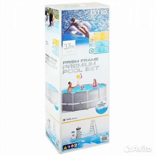 Каркасный бассейн Prism Frame 366х122см