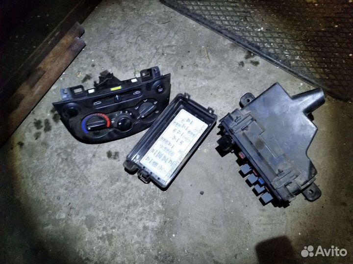 Блок управления печкой шевроле спарк
