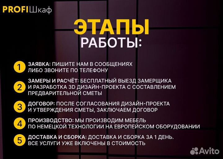 Шкафы купе новый от фабрики