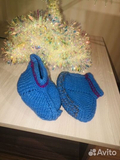 Шерстяные носки(тапочки)