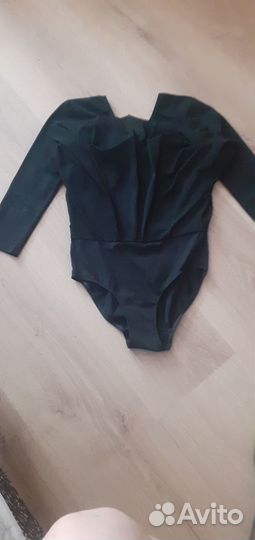 Гимнастический купальник с юбкой