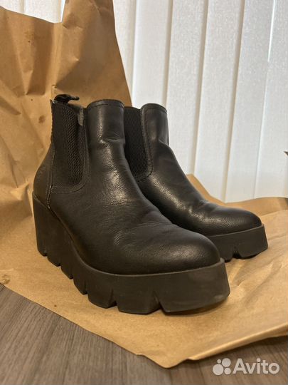 Ботинки кожзам