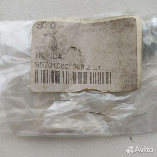 Болты с фланцами на honda
