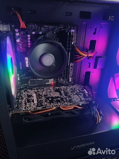 Игровой компьютер Ryzen 5 2600 16гб RX580