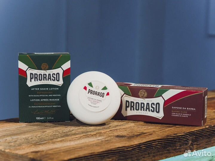 Косметика Proraso, gorodetz, barbaro, volcano