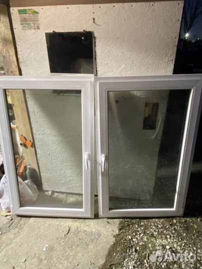 Продам б/у окна двери