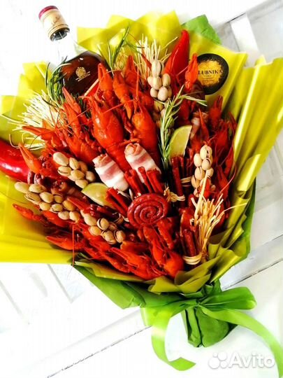 Букет из Раков и вкусняшек