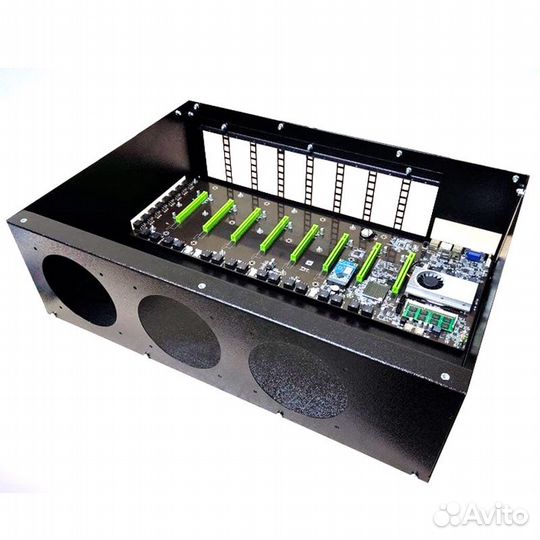 Корпус для безрайзерной матплаты BTC-D37