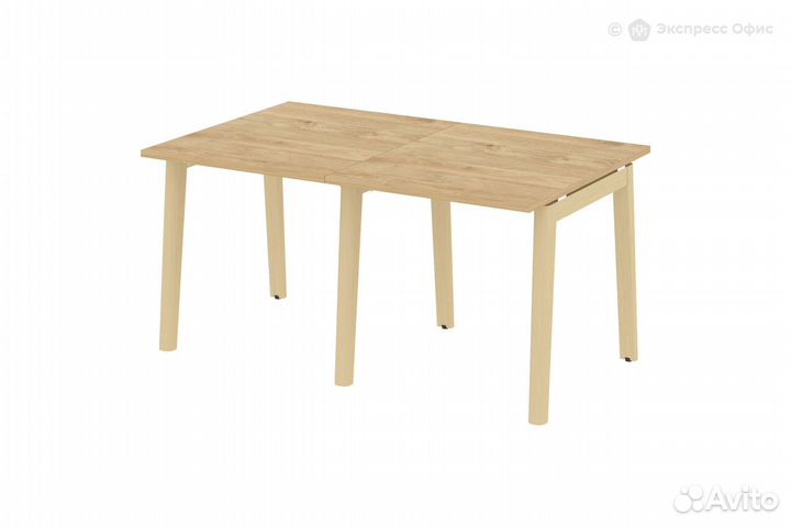 Стол для переговоров на деревянных опорах Onix woo